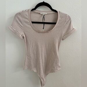 NWT Little black body suit brand stripped bodysuit